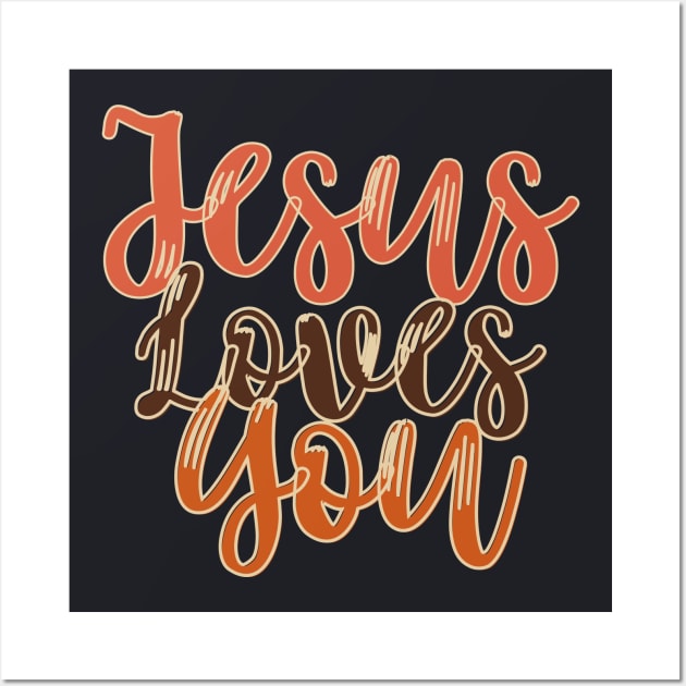 Jesus loves you Wall Art by Kikapu creations